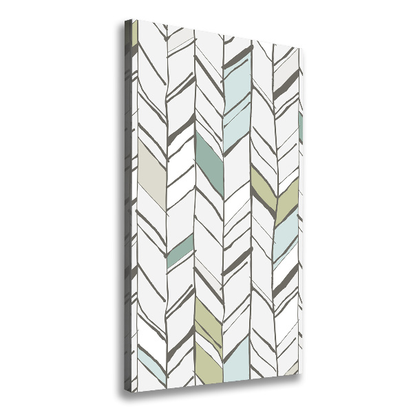 Motif à chevrons