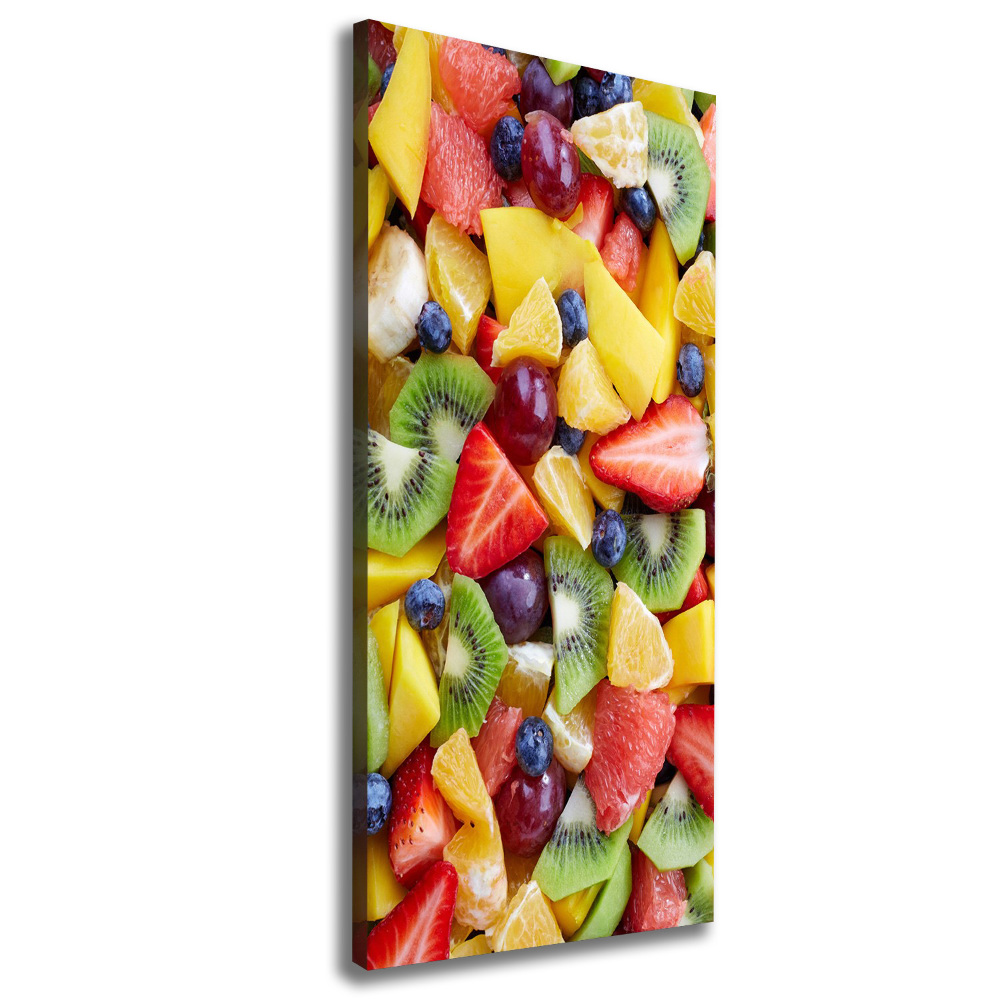 Tableau imprimé sur toile Fruits coupés