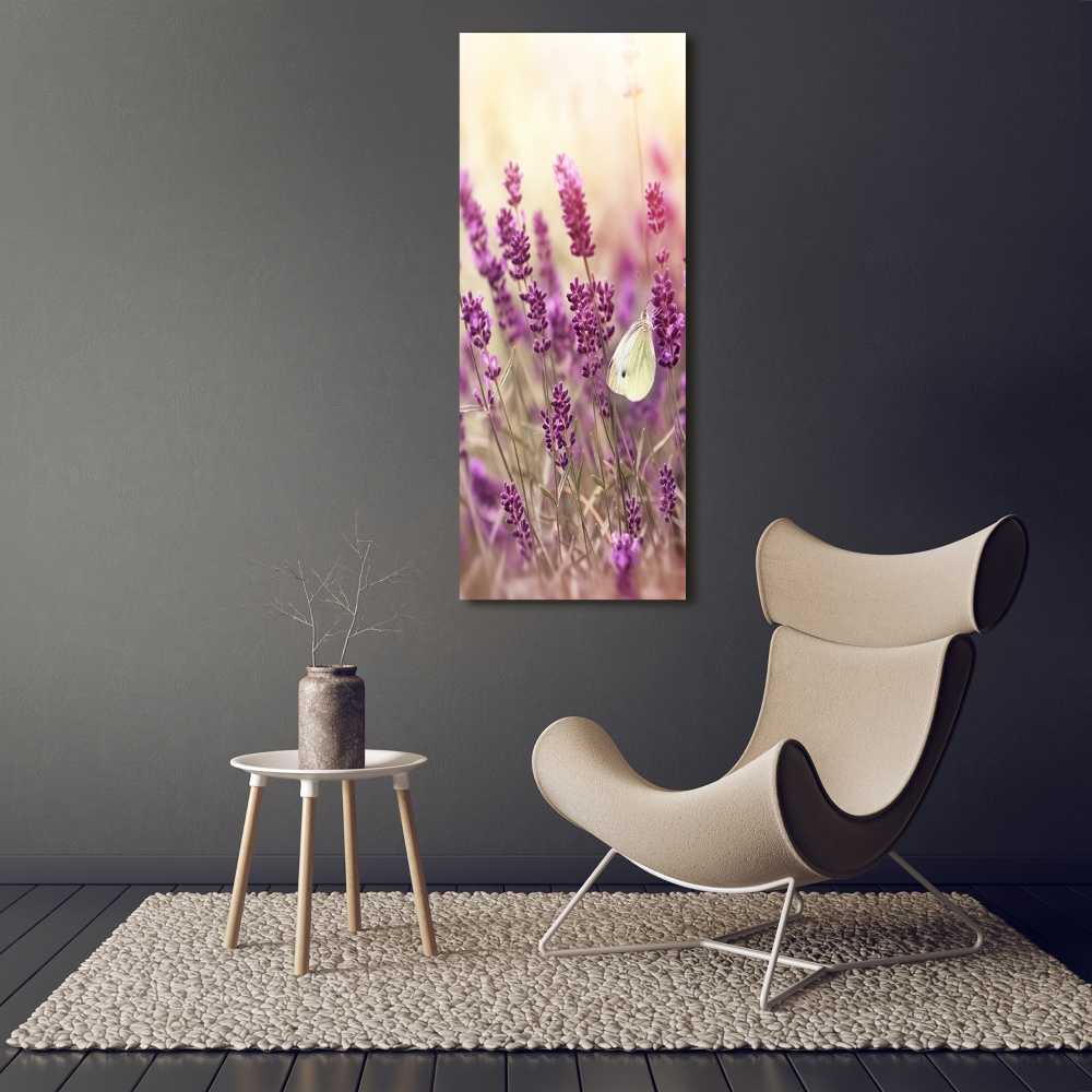 Tableau sur toile Fleurs de lavande