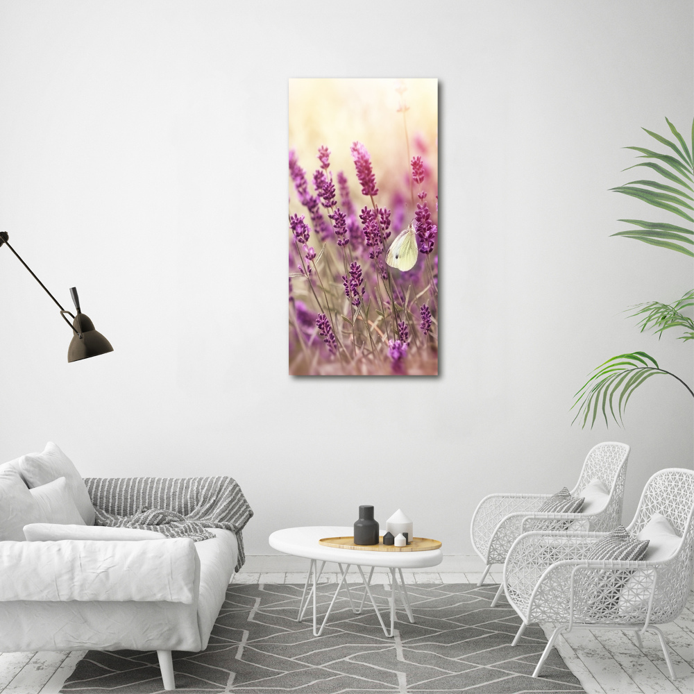 Tableau sur toile Fleurs de lavande