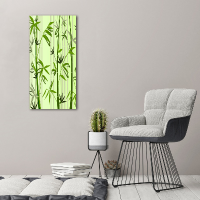 Tableau photo sur toile Bambou