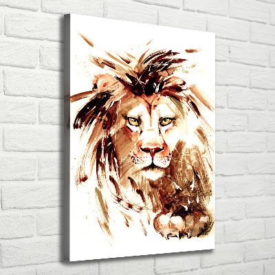 Tableau sur toile Lion