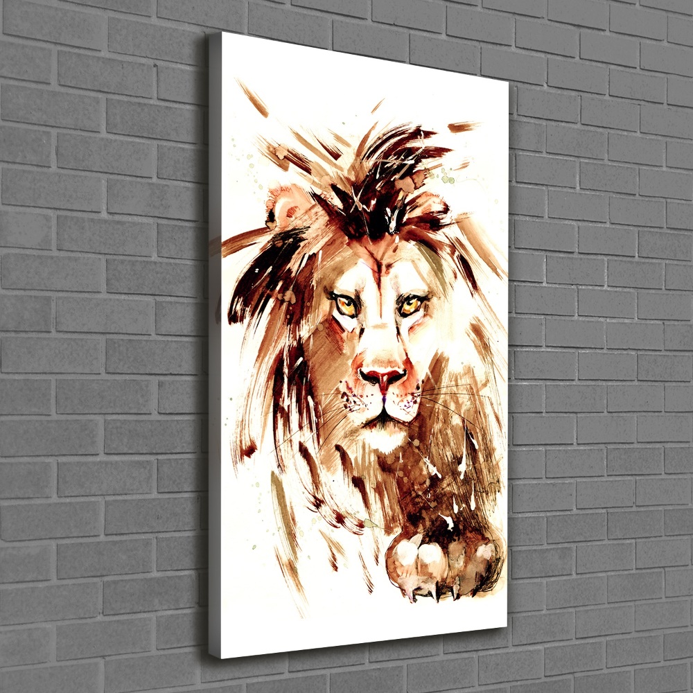 Tableau sur toile Lion