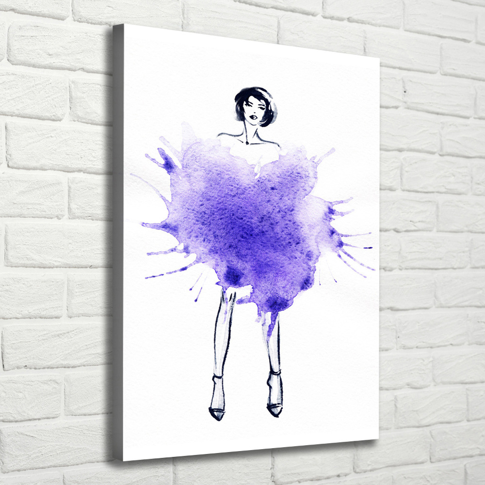 Tableau photo sur toile Illustration de mode