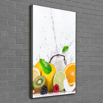 Tableau mural sur toile Fruits sains