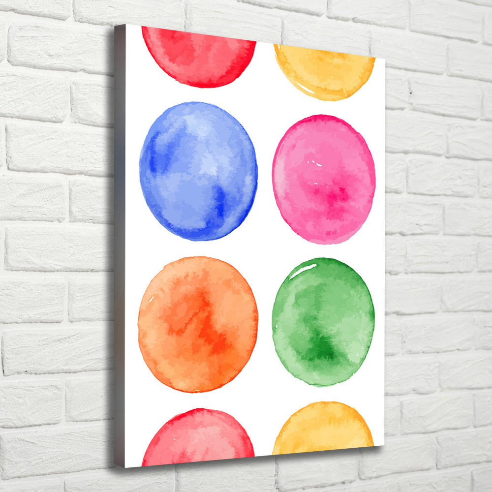 Tableau sur toile Cercles colorés