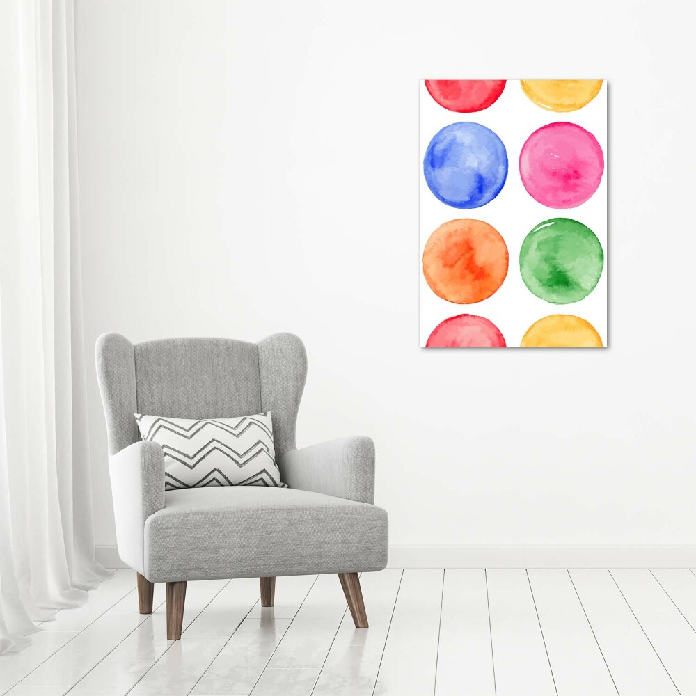 Tableau sur toile Cercles colorés