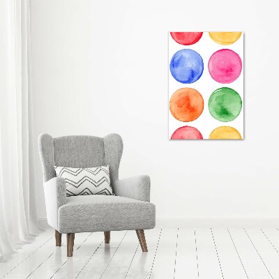 Tableau sur toile Cercles colorés