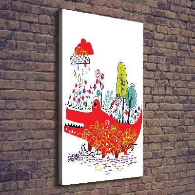 Tableau mural sur toile Crocodile