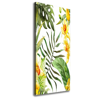 Tableau sur toile Fleurs tropicales