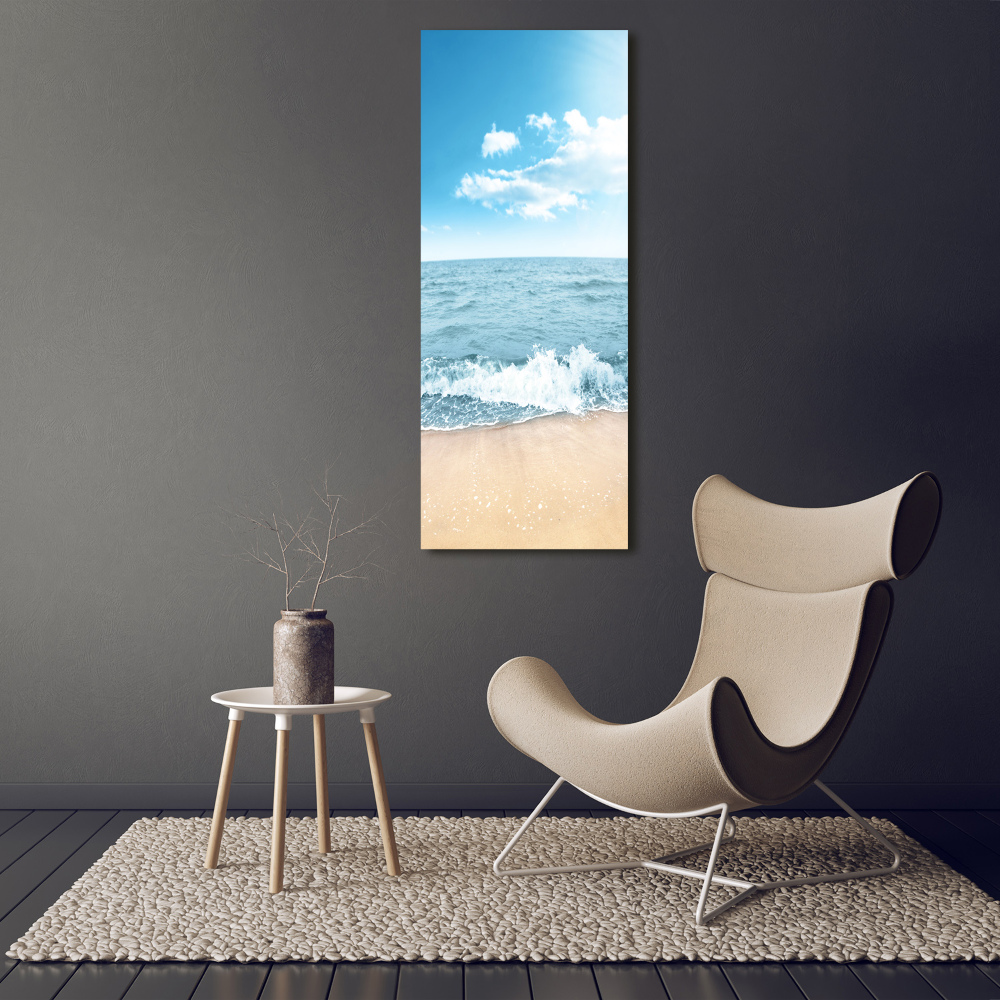 Tableau imprimé sur toile Plage et mer