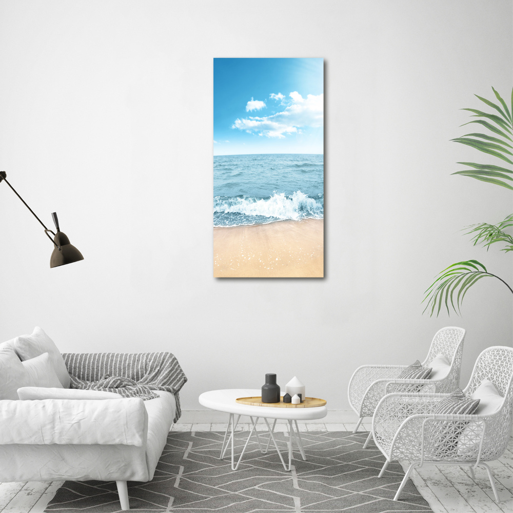 Tableau imprimé sur toile Plage et mer