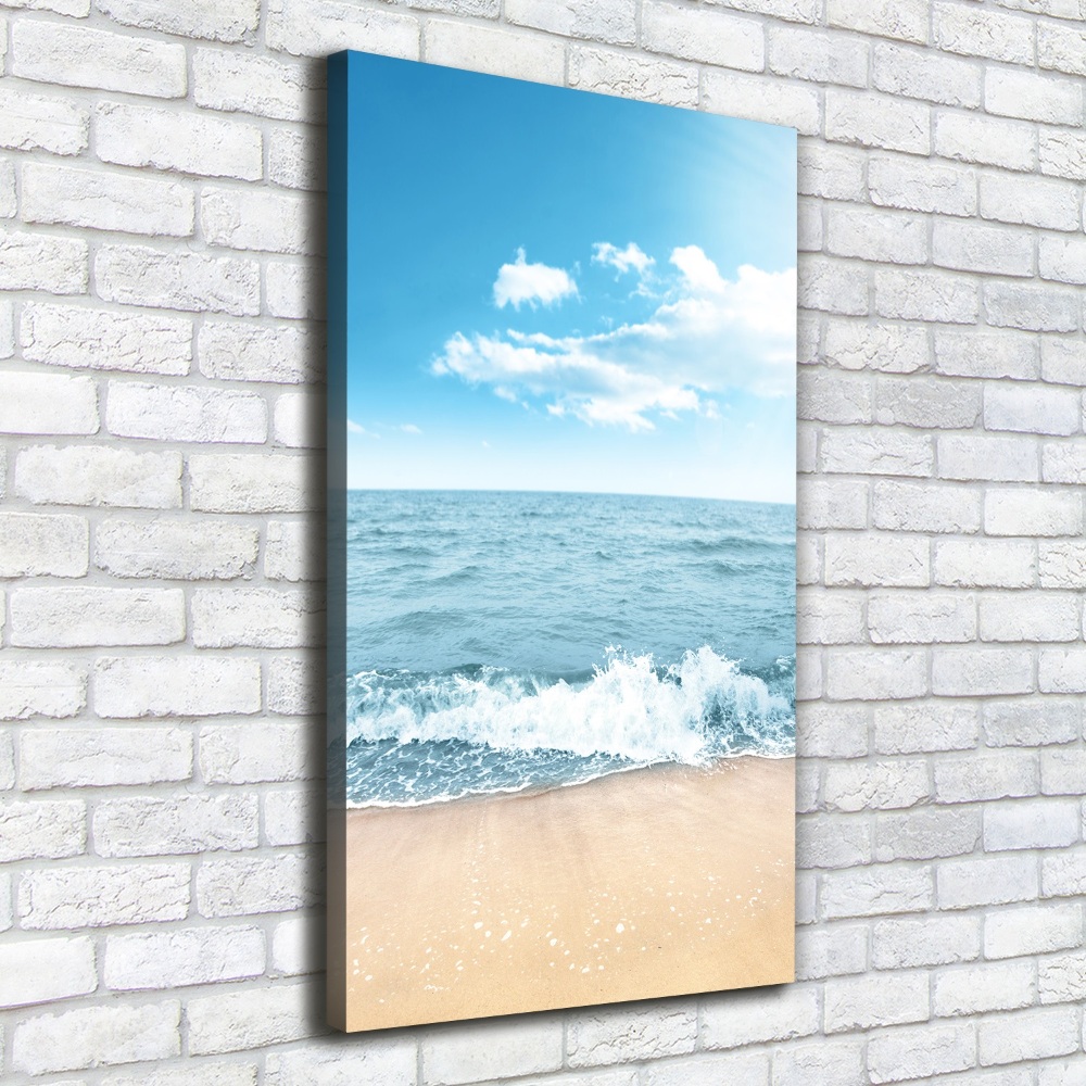 Tableau imprimé sur toile Plage et mer