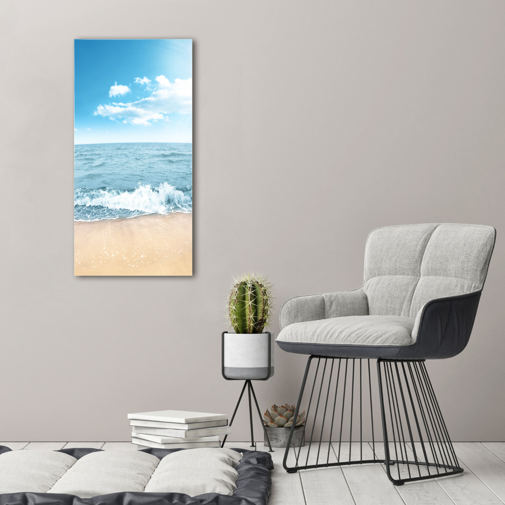 Tableau imprimé sur toile Plage et mer