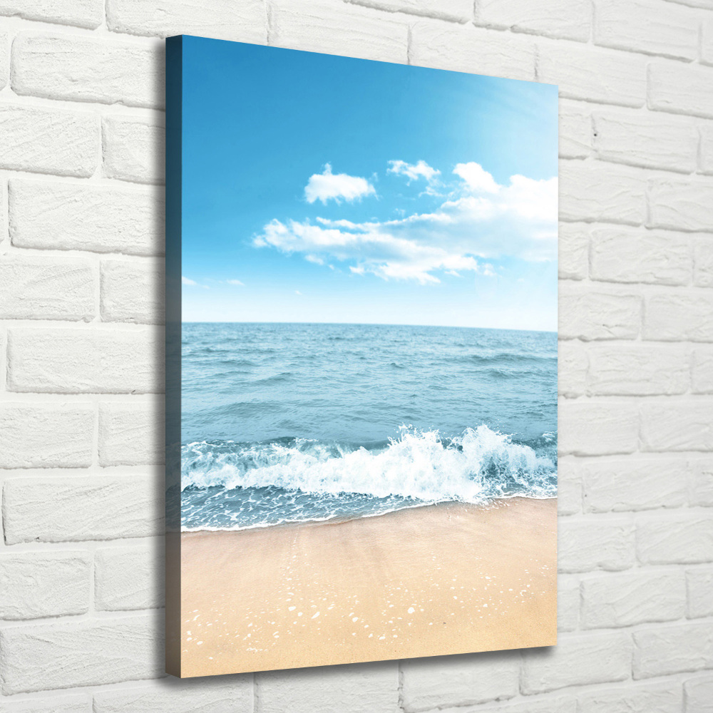 Tableau imprimé sur toile Plage et mer