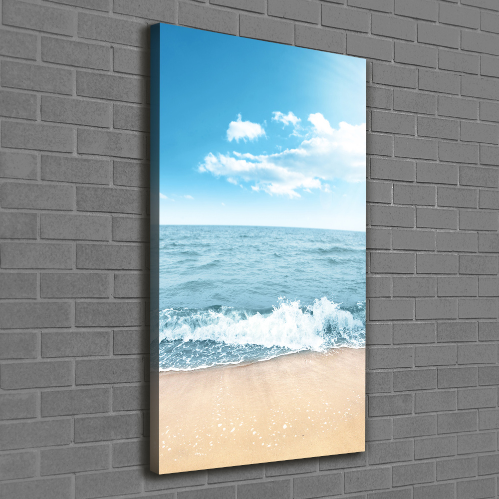 Tableau imprimé sur toile Plage et mer