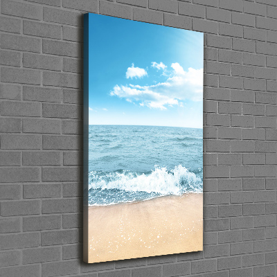 Tableau imprimé sur toile Plage et mer