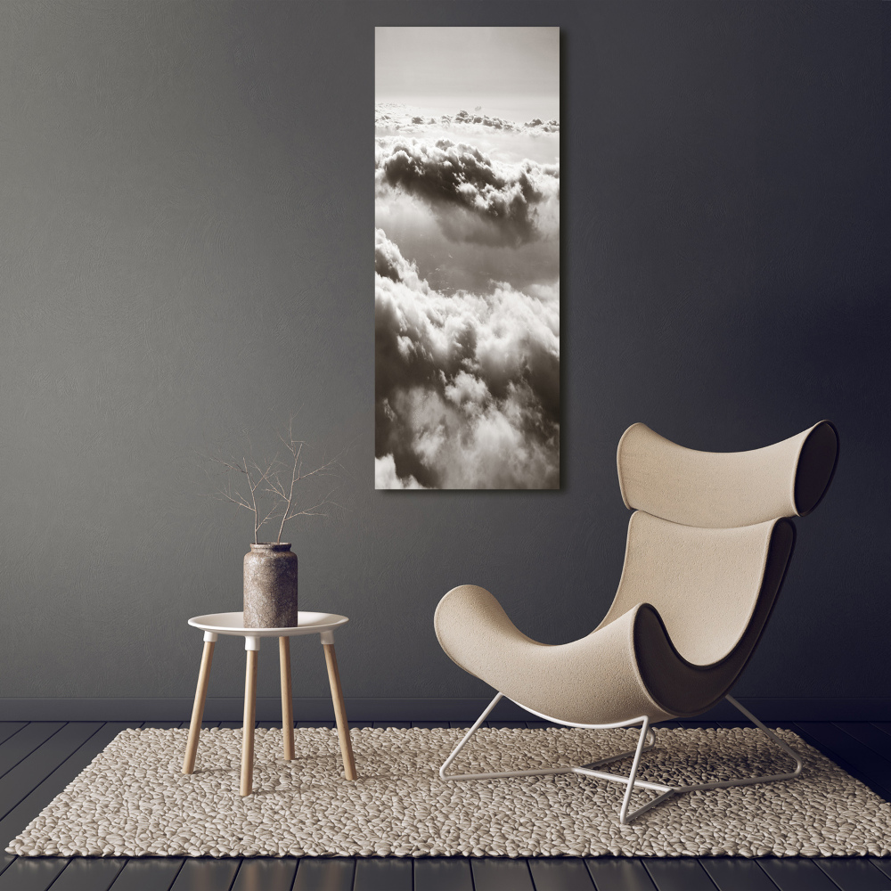 Tableau photo sur toile Vol au-dessus des nuages