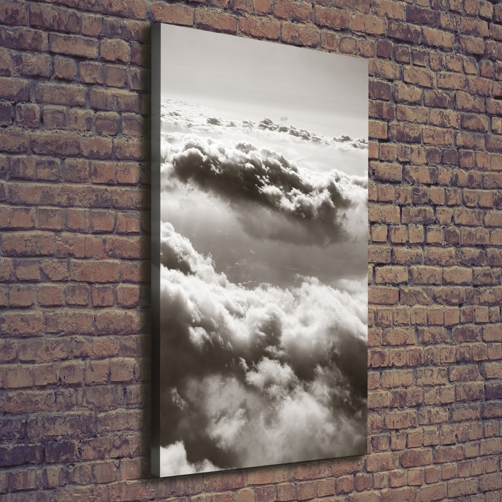 Tableau photo sur toile Vol au-dessus des nuages