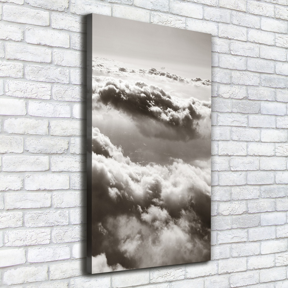 Tableau photo sur toile Vol au-dessus des nuages