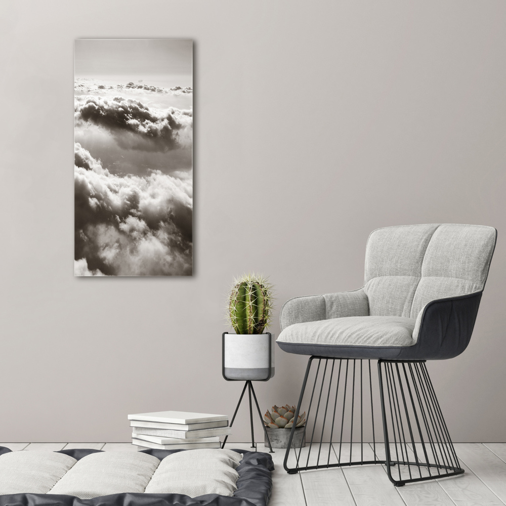 Tableau photo sur toile Vol au-dessus des nuages