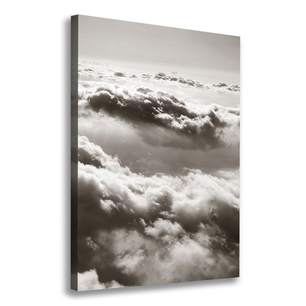 Tableau photo sur toile Vol au-dessus des nuages