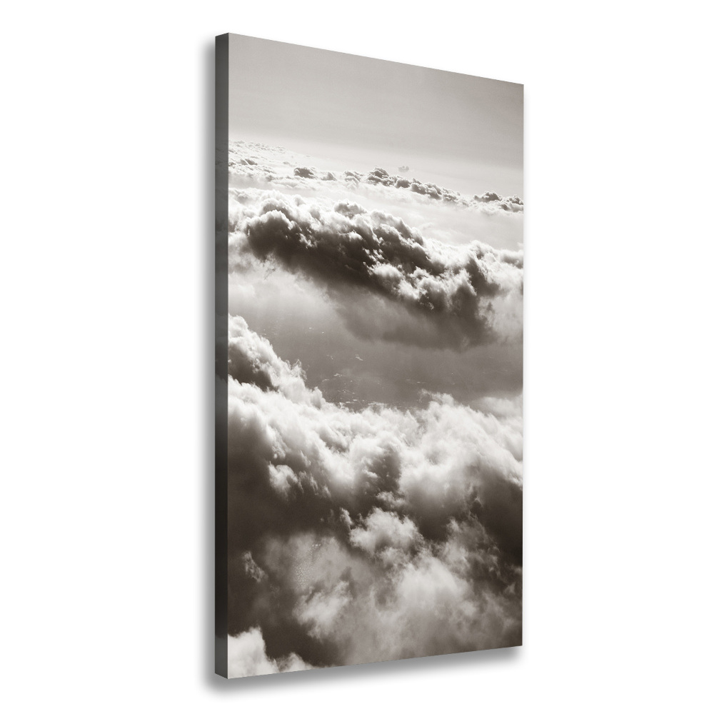 Tableau photo sur toile Vol au-dessus des nuages