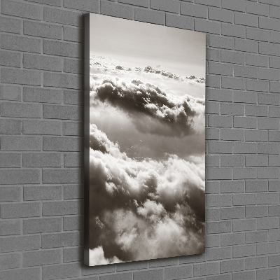 Tableau photo sur toile Vol au-dessus des nuages