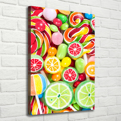 Tableau photo sur toile Bonbons colorés