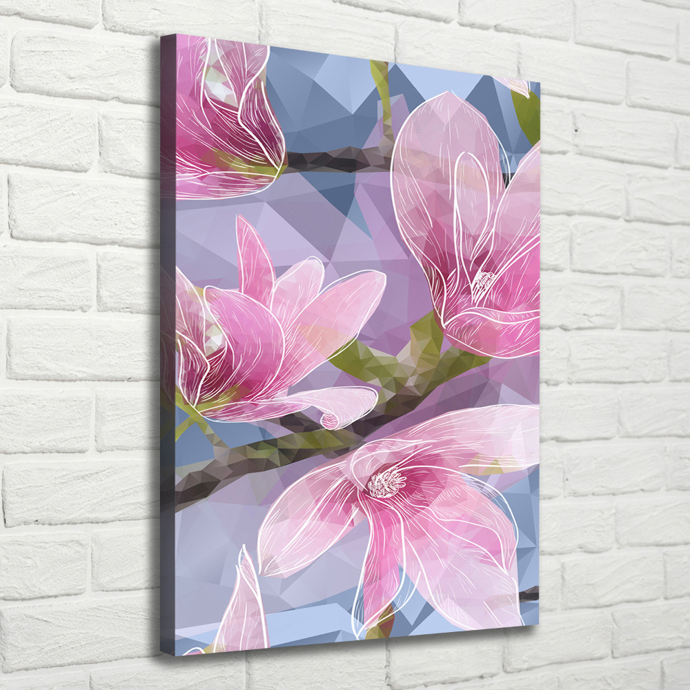 Tableau sur toile Fleur de magnolia