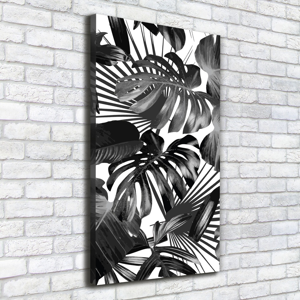 Tableau mural sur toile Feuilles exotiques