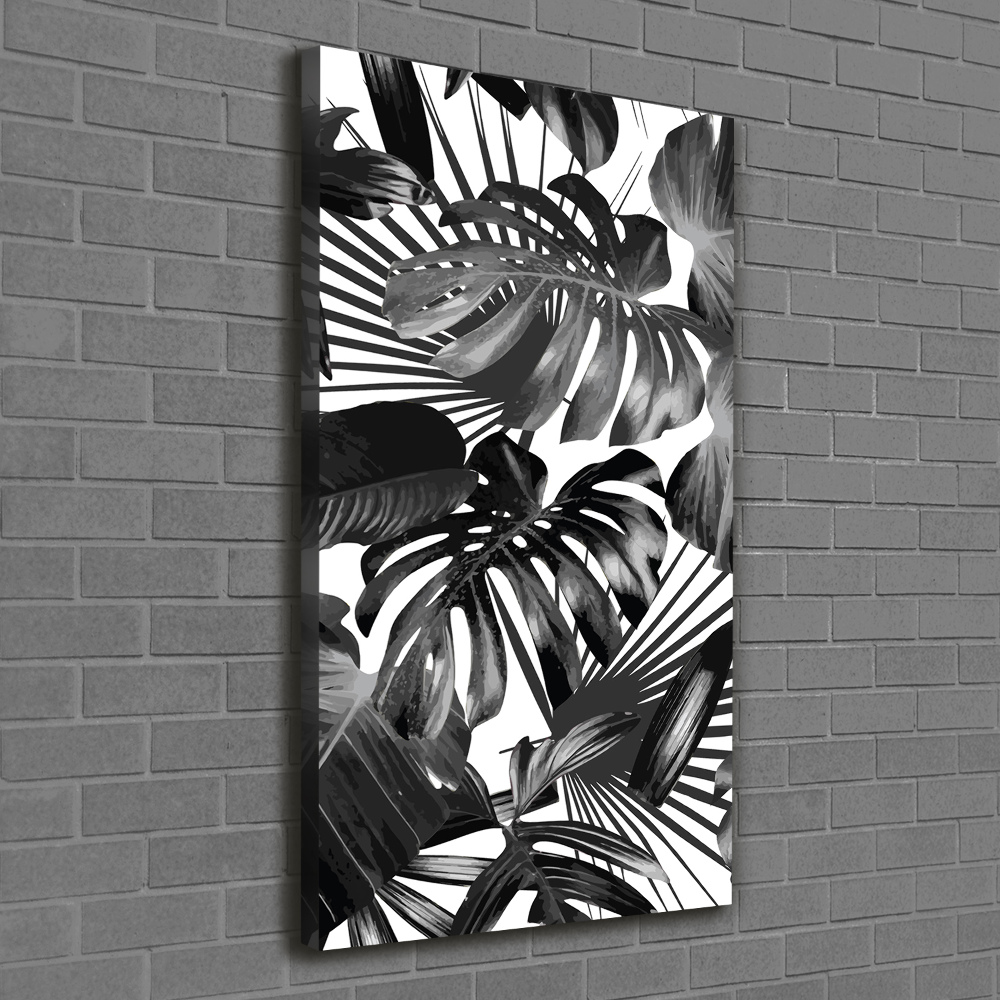 Tableau mural sur toile Feuilles exotiques