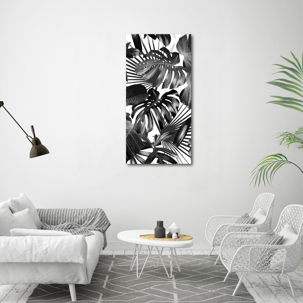 Tableau mural sur toile Feuilles exotiques