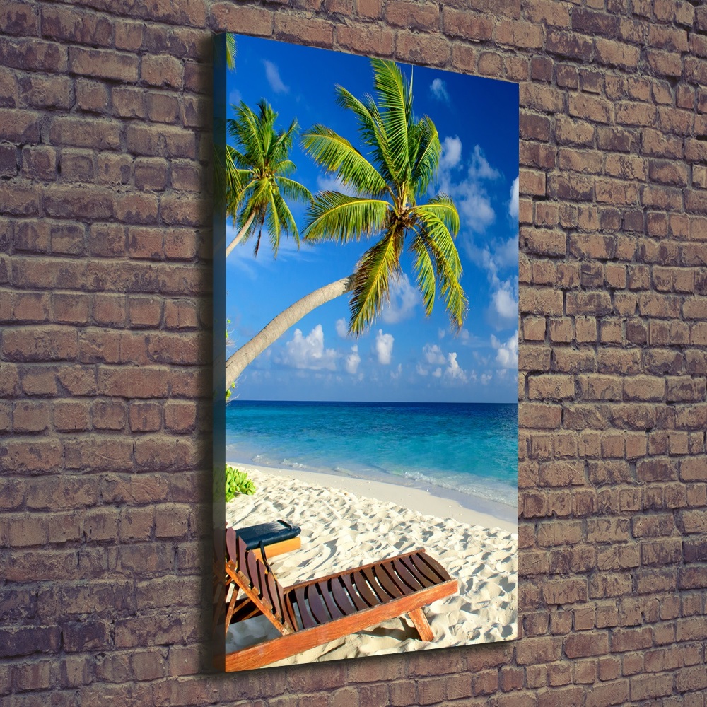 Tableau toile imprimée Plage tropicale