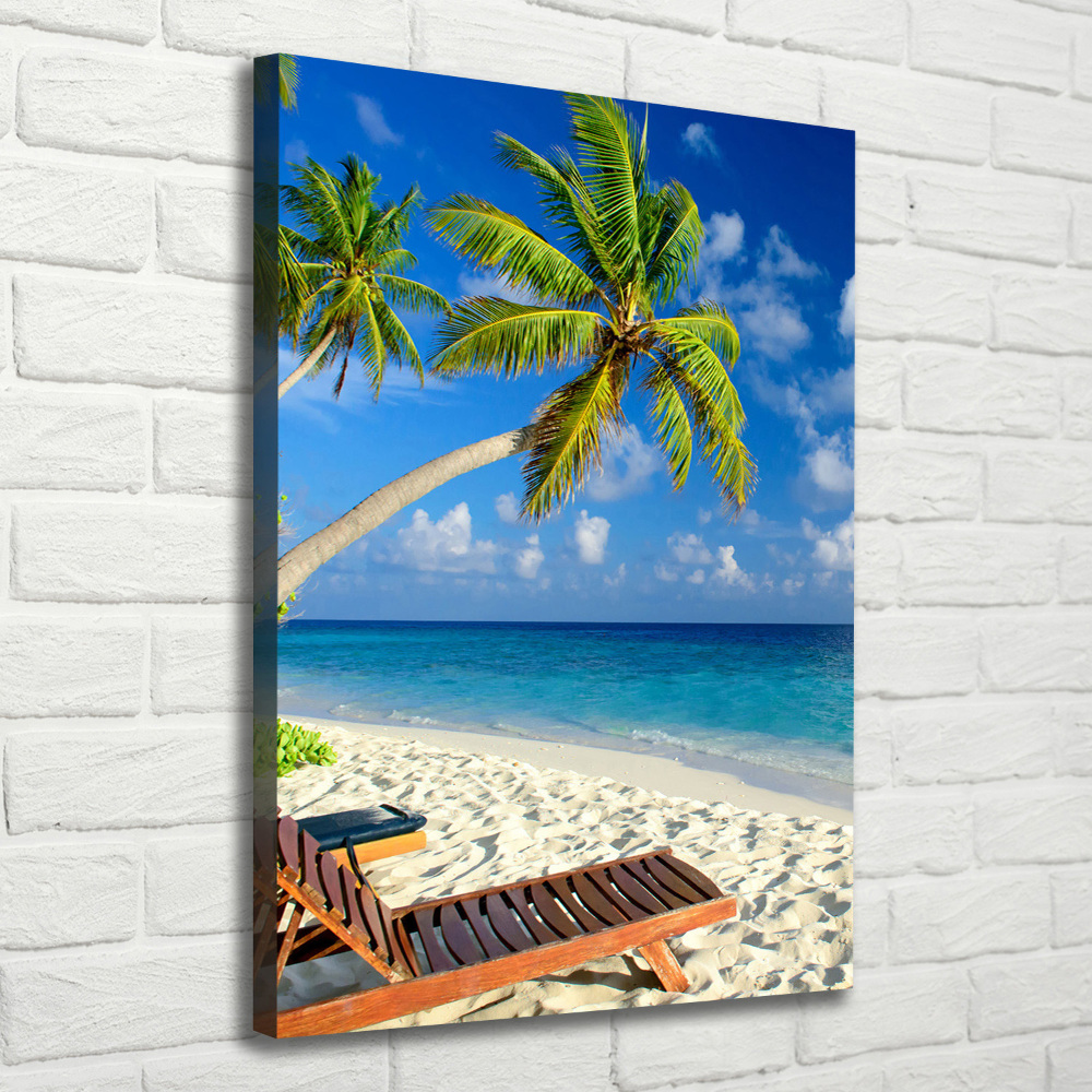 Tableau toile imprimée Plage tropicale