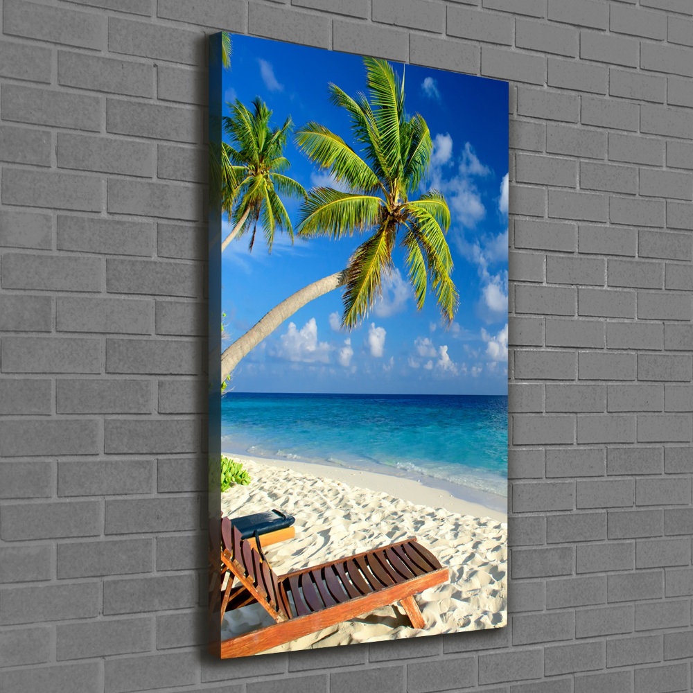 Tableau toile imprimée Plage tropicale