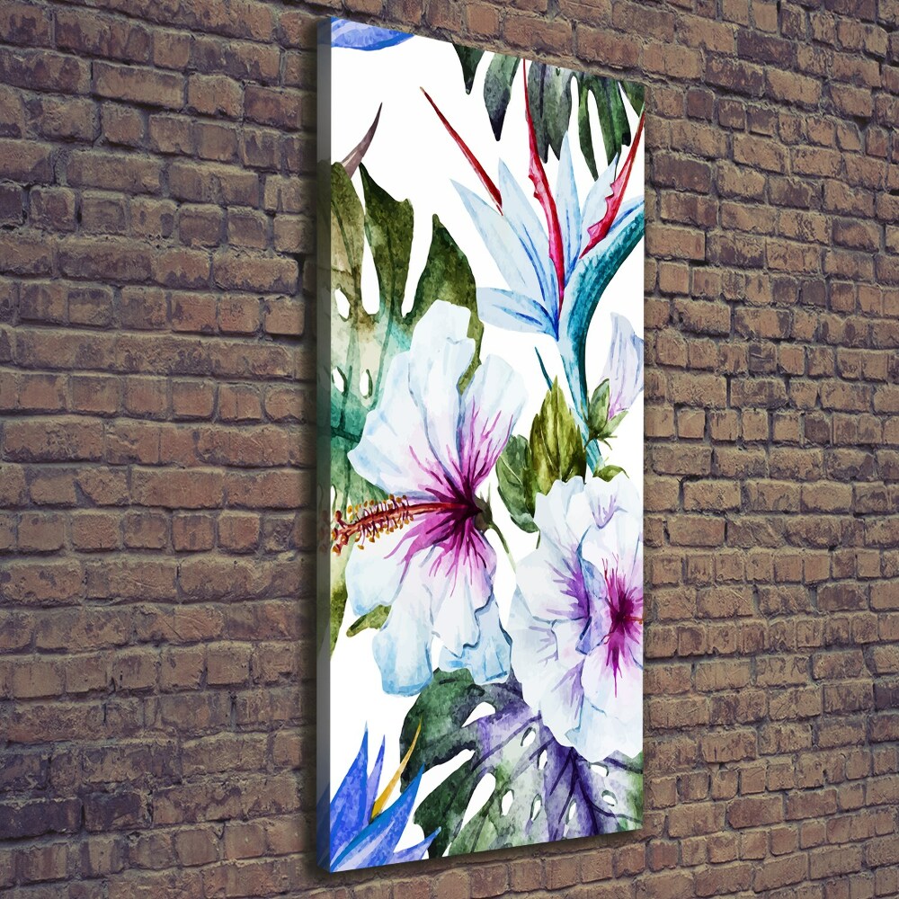 Tableau photo sur toile Fleurs hawaïennes