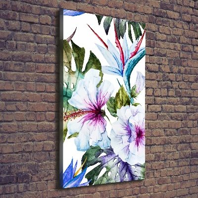 Tableau photo sur toile Fleurs hawaïennes