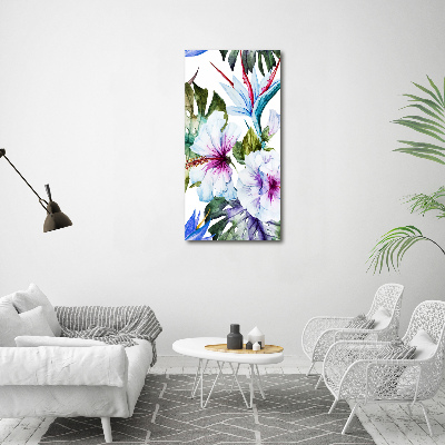 Tableau photo sur toile Fleurs hawaïennes