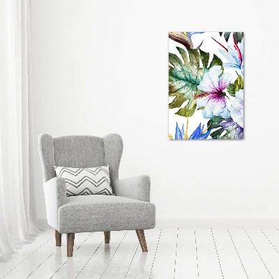 Tableau photo sur toile Fleurs hawaïennes