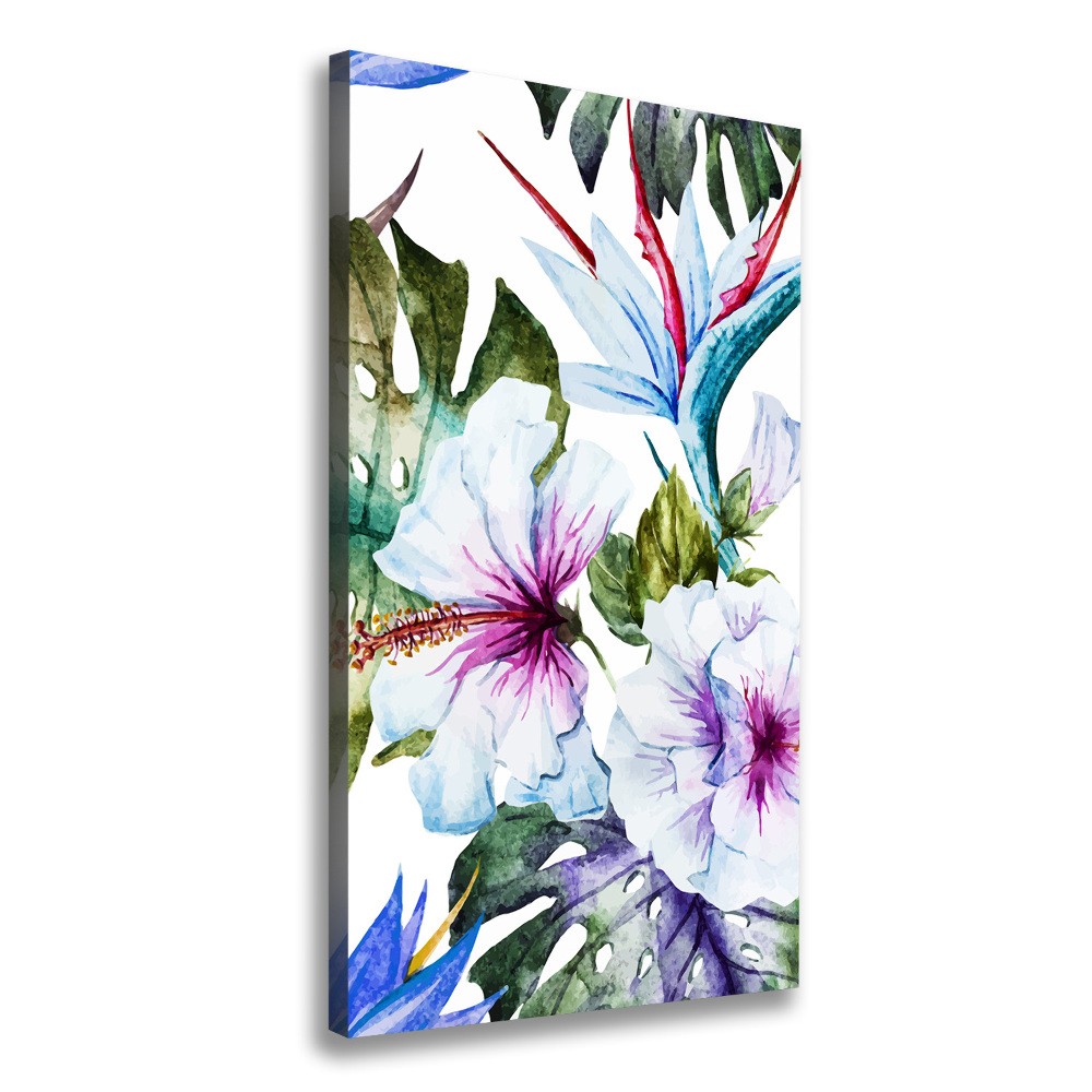 Tableau photo sur toile Fleurs hawaïennes