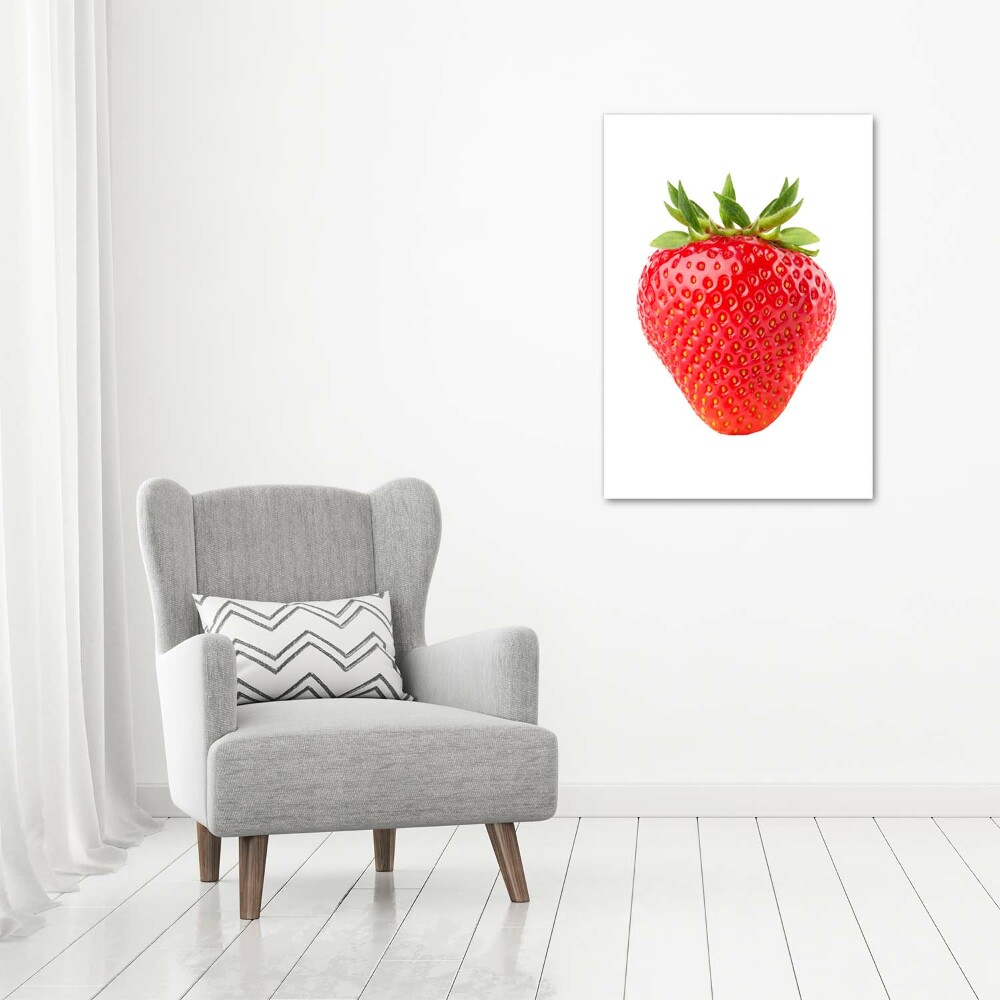 Tableau mural sur toile Lait et framboises