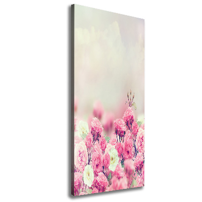 Tableau toile imprimée Rose sauvage