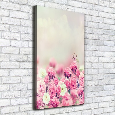 Tableau toile imprimée Rose sauvage