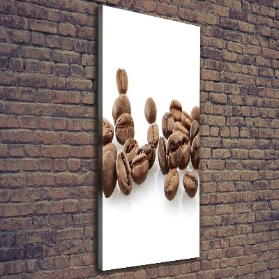 Tableau sur toile Des grains de café délicieux