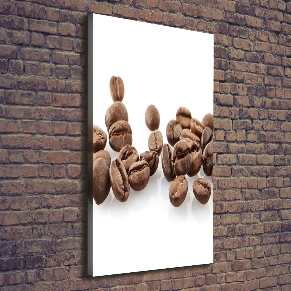 Tableau sur toile Des grains de café délicieux