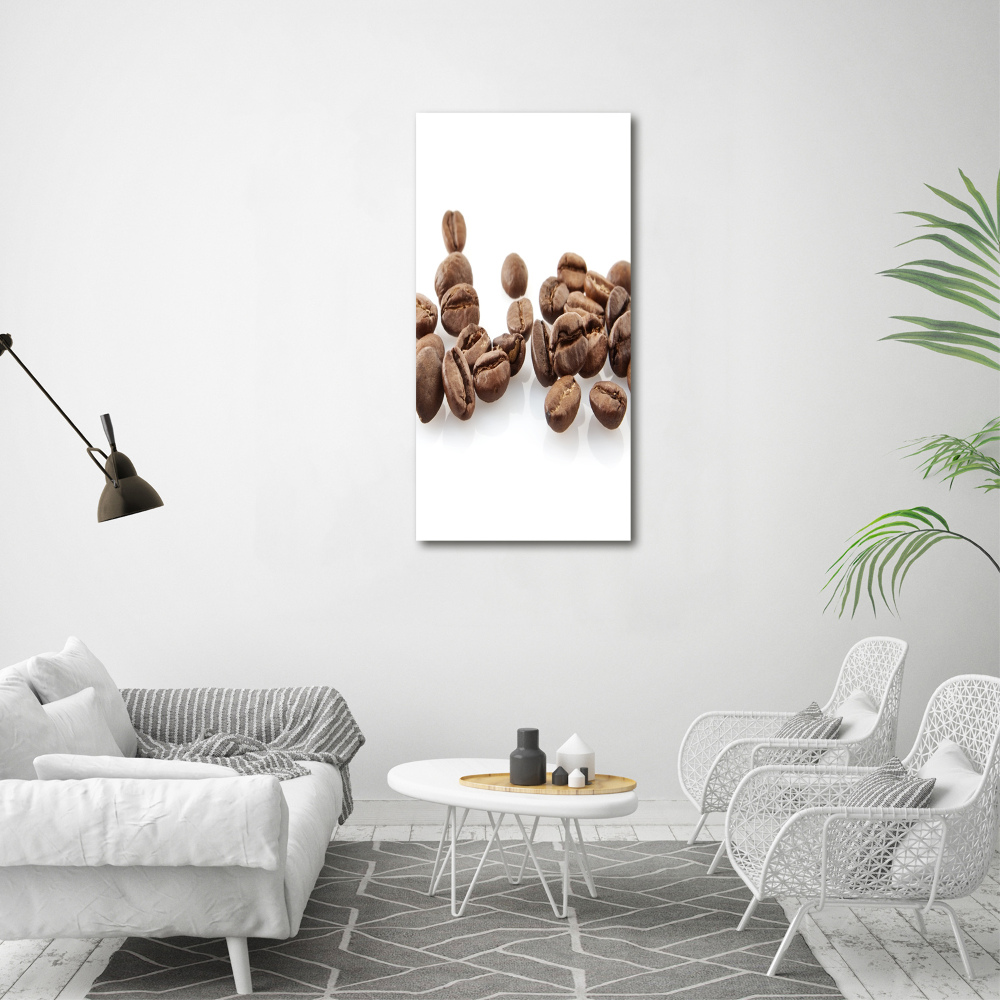 Tableau sur toile Des grains de café délicieux