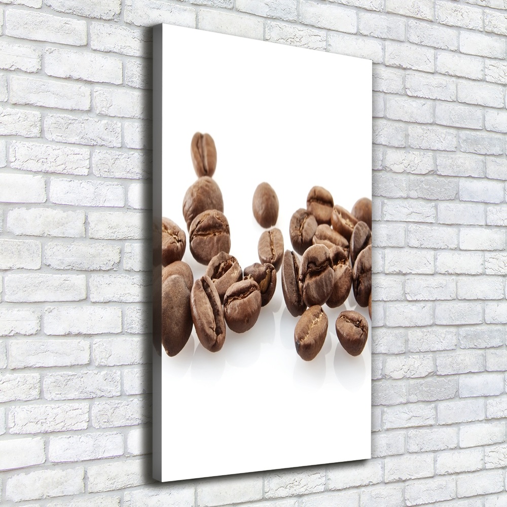 Tableau sur toile Des grains de café délicieux