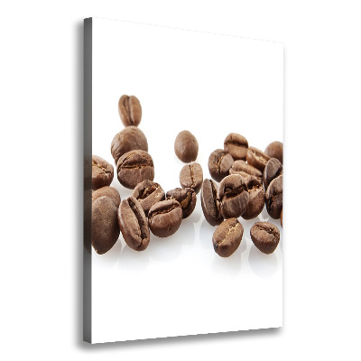 Tableau sur toile Des grains de café délicieux