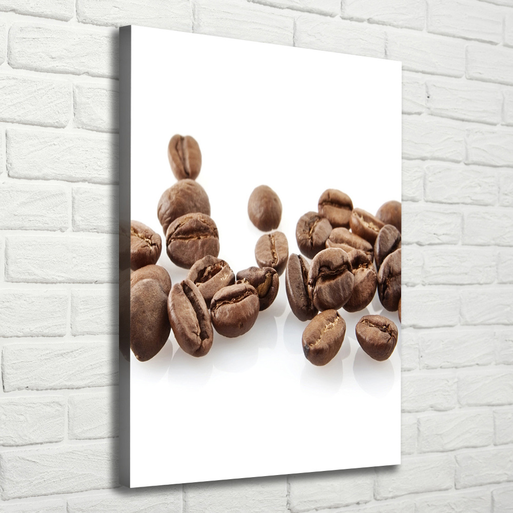 Tableau sur toile Des grains de café délicieux